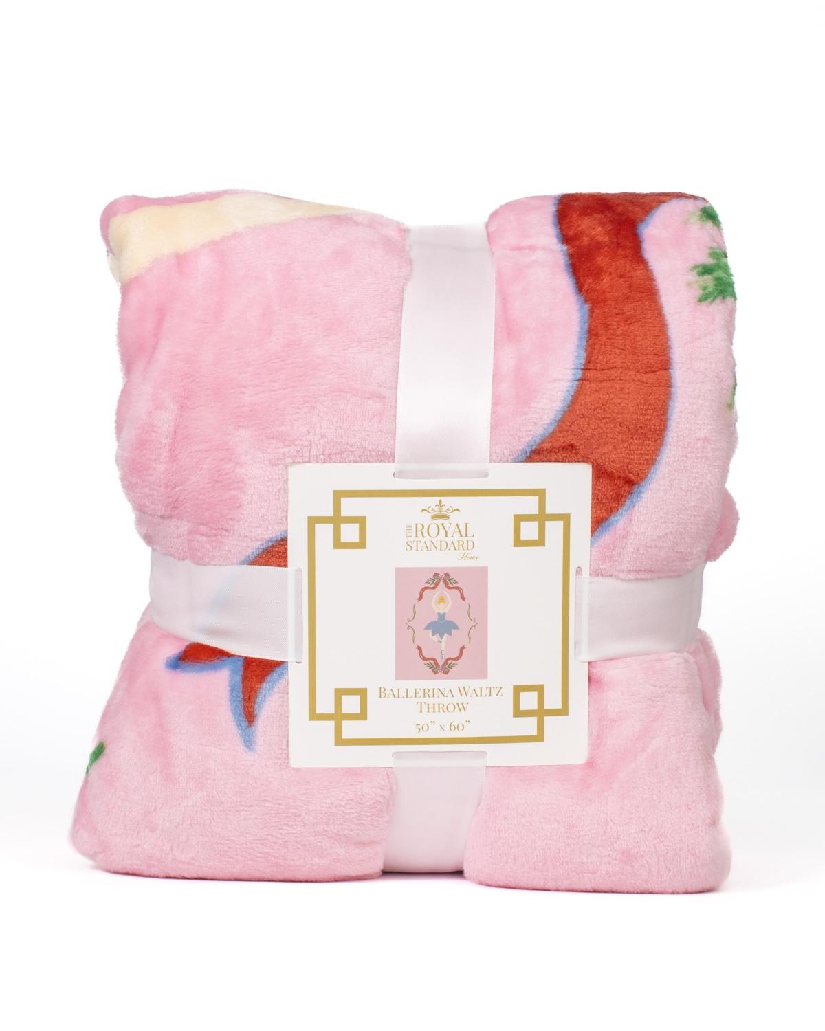 Pink Ballerina Waltz Throw