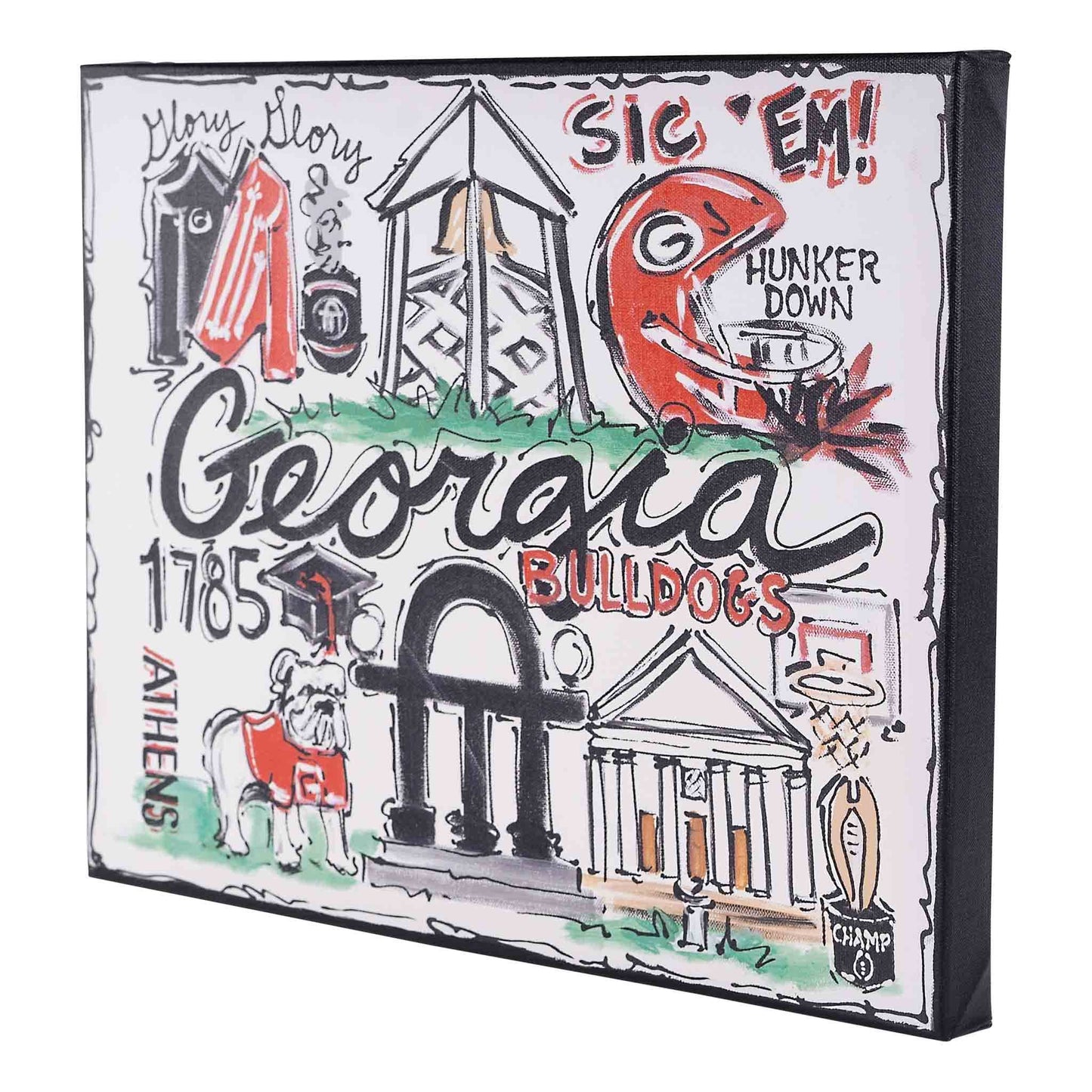 UGA Landmark Canvas