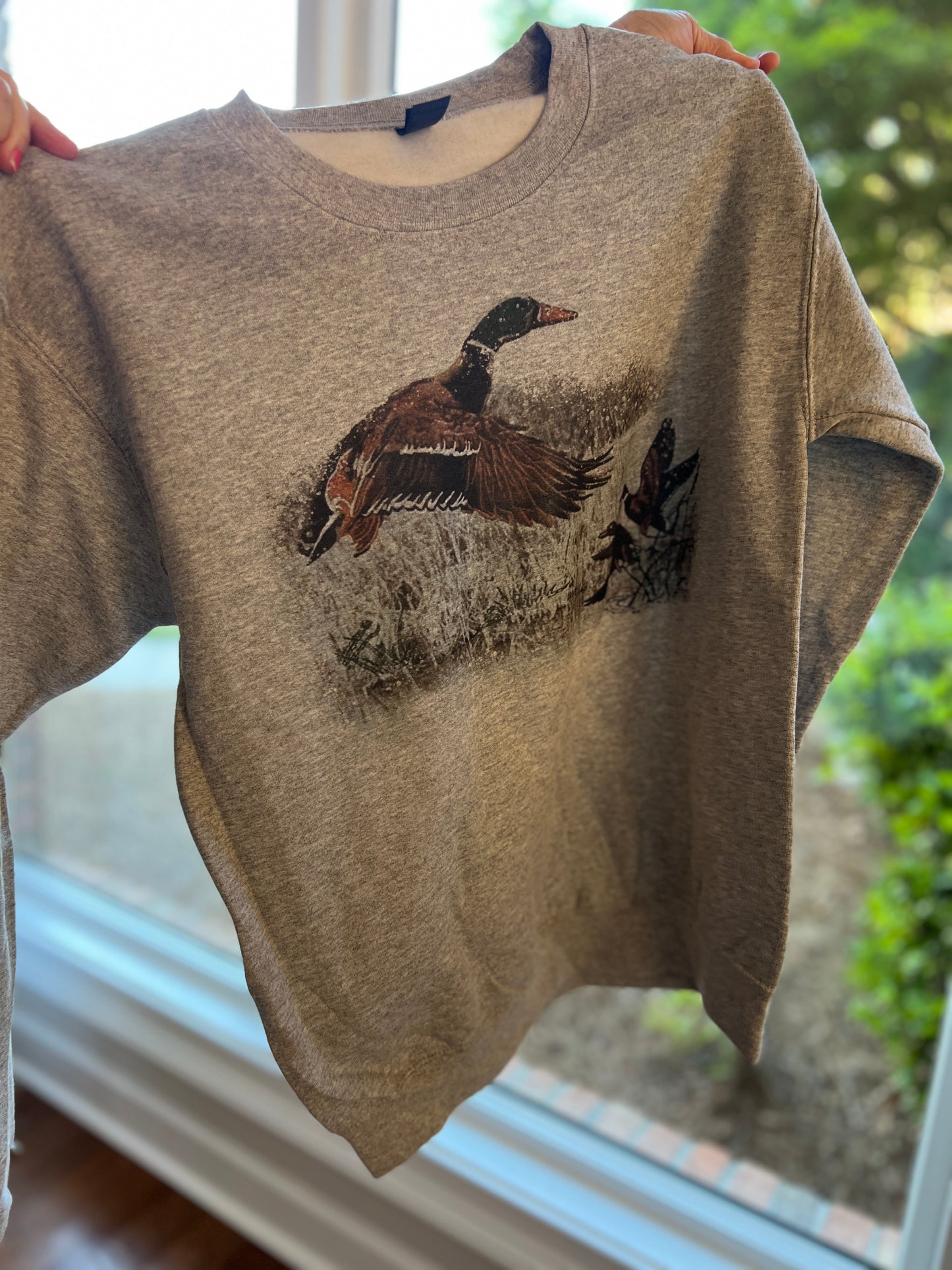 Retro Duck Scene Sweatshirt