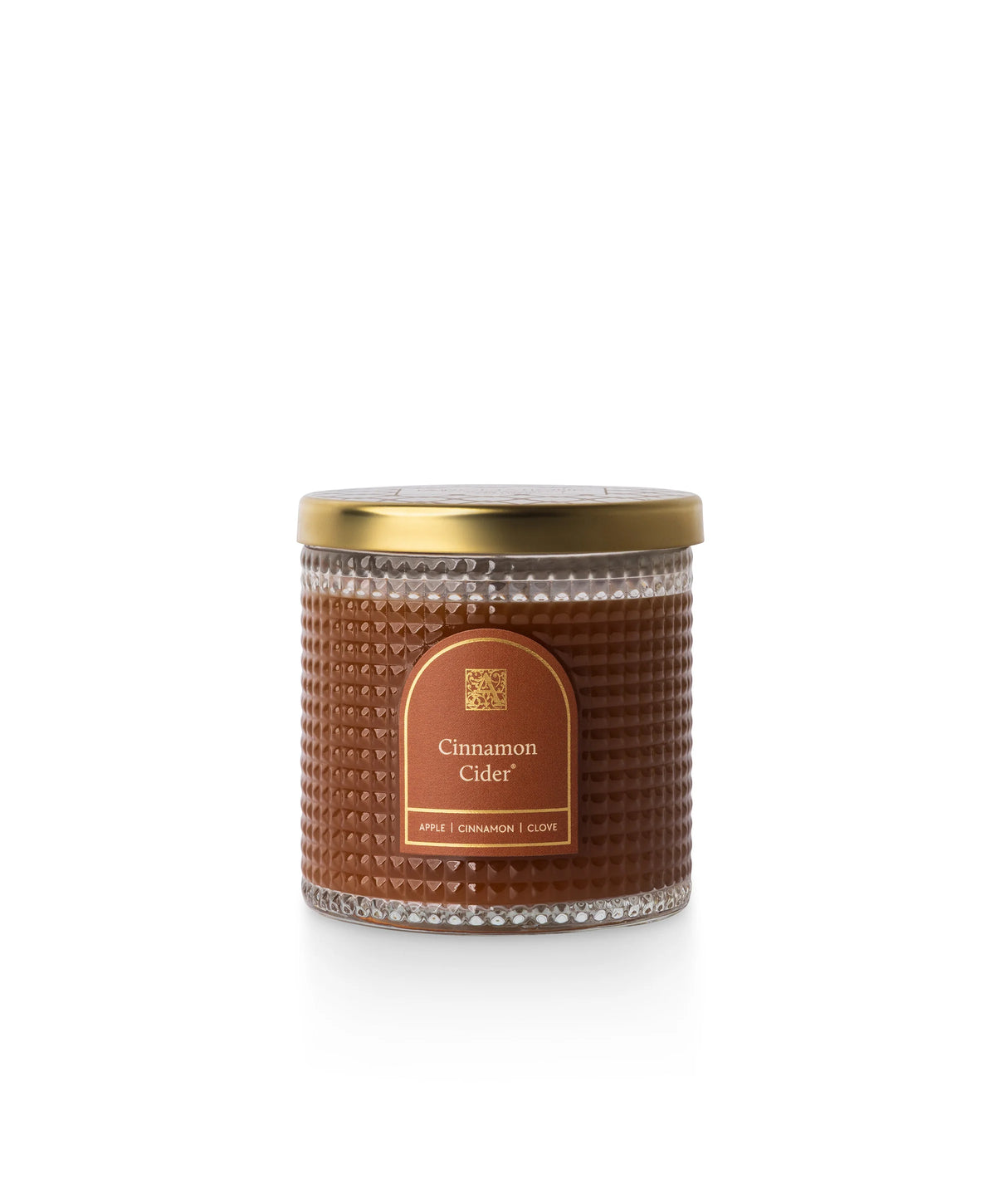 Aromatique Cinnamon Cider - Textured Glass Candle
