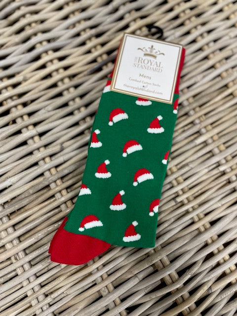 Men's Santa Hat Socks