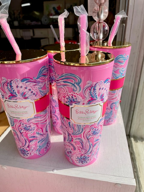 Lilly Pulitzer - Don't Be Jelly Tumbler with Straw