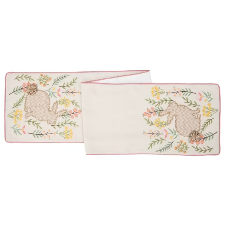 Garden Bunny Table Runner