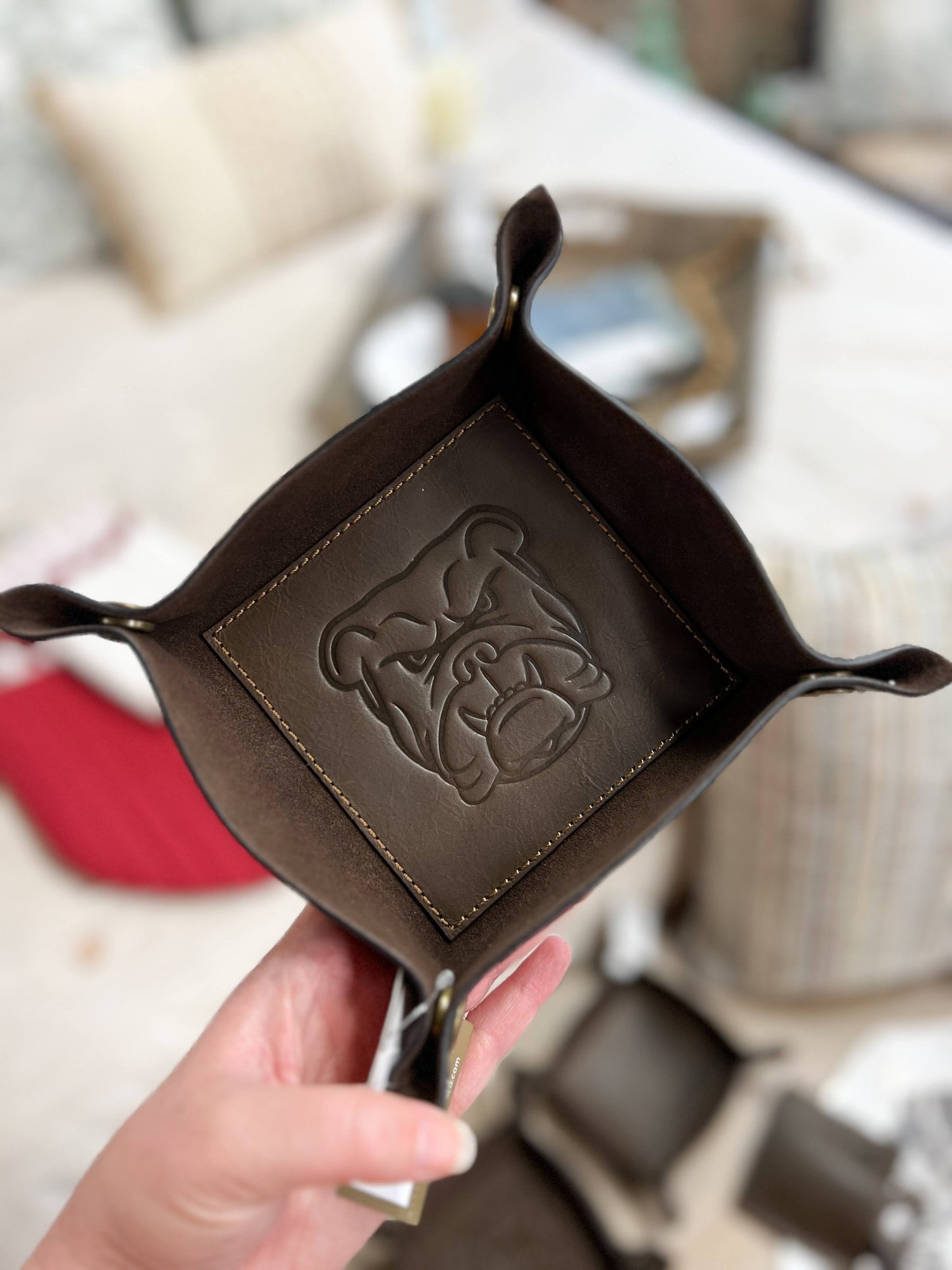 Leather Valet Tray