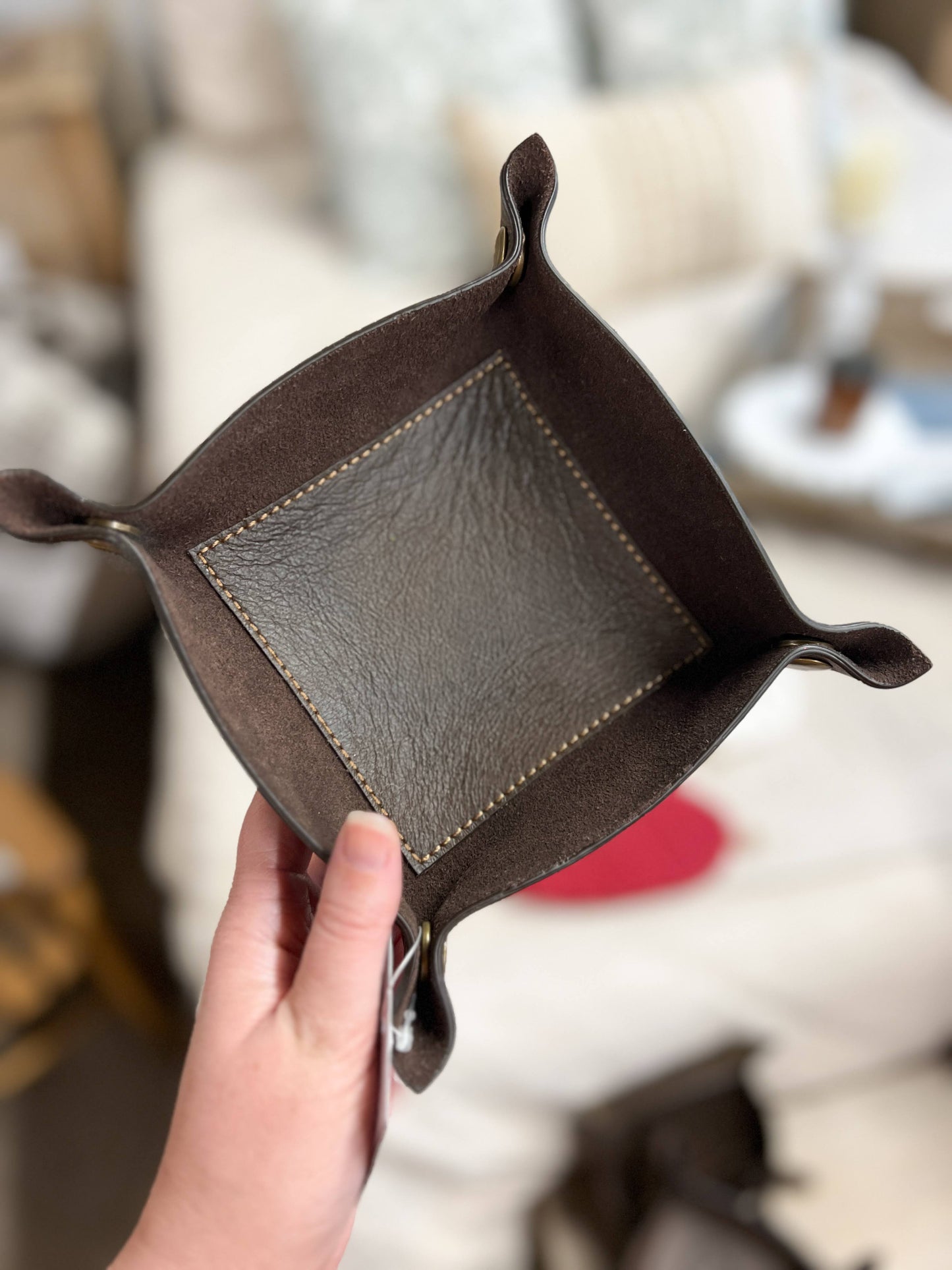 Leather Valet Tray