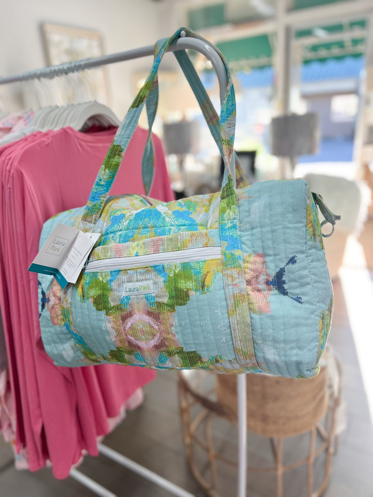 Laura Park Weekend Duffle Bag - Stained Glass Blue