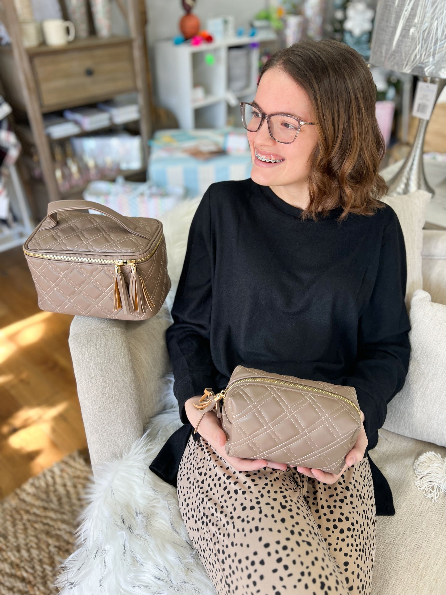 Brighton Quilted Travel Cases