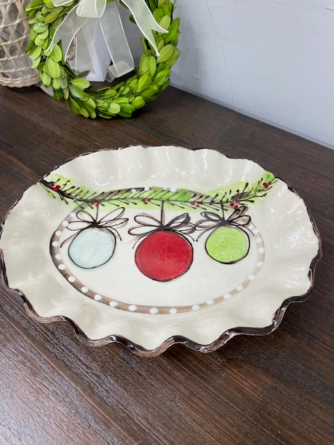 Ornament Small Oval Platter