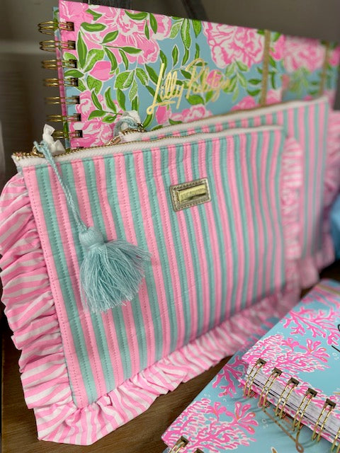Lilly Pulitzer Ruffle Pencil Pouch