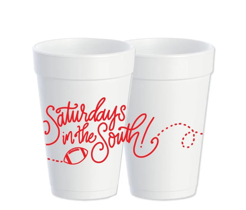 UGA Foam Cups 10 Pack