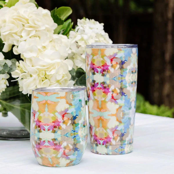 Laura park- Indigo Girl Blue Wine Tumbler