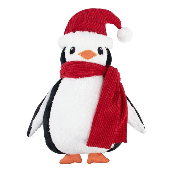 Pine and Plaid Penguin Pillow
