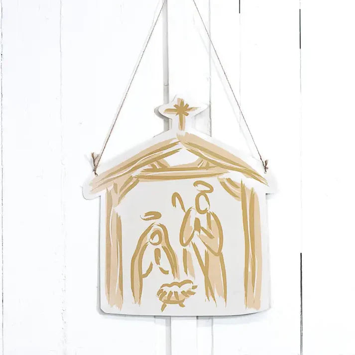 Nativity Door Hanger
