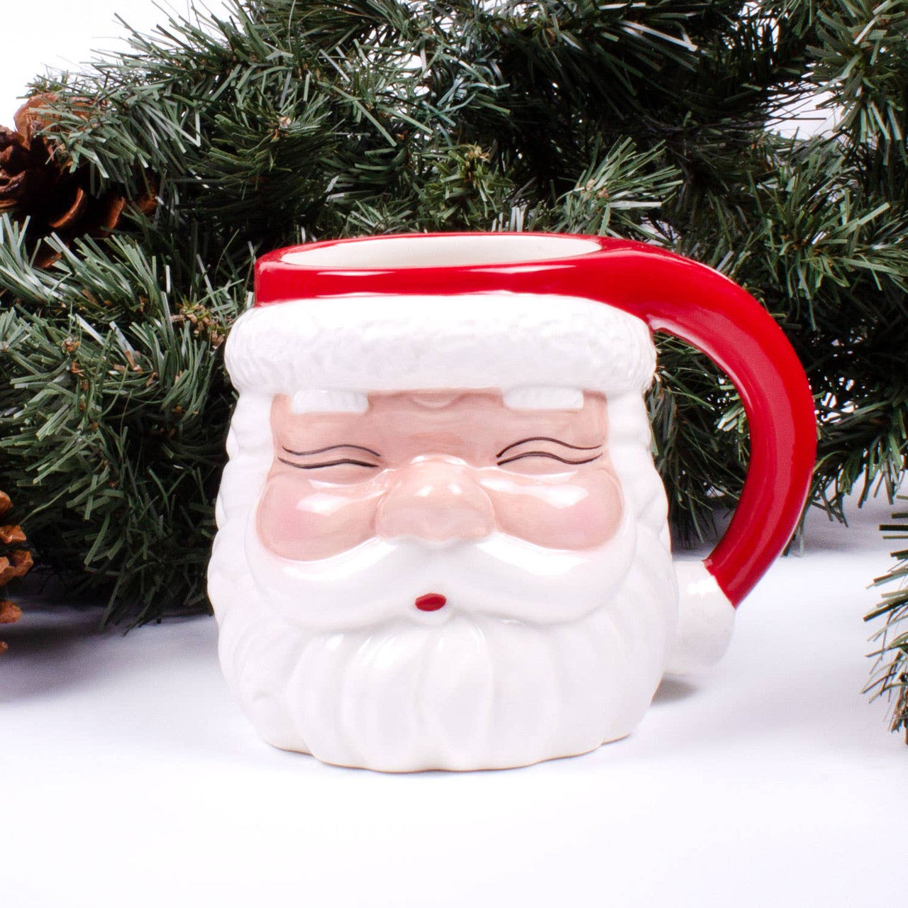 8 Oak Lane Red Santa Mug
