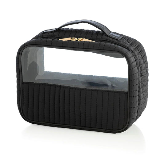 Black and Clear Cosmetic Case