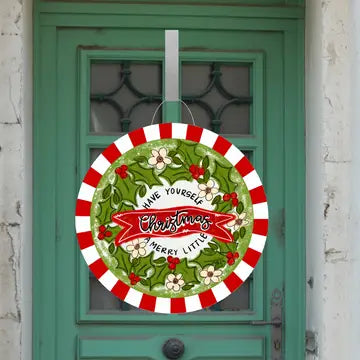 A Merry Little Christmas Door Hanger