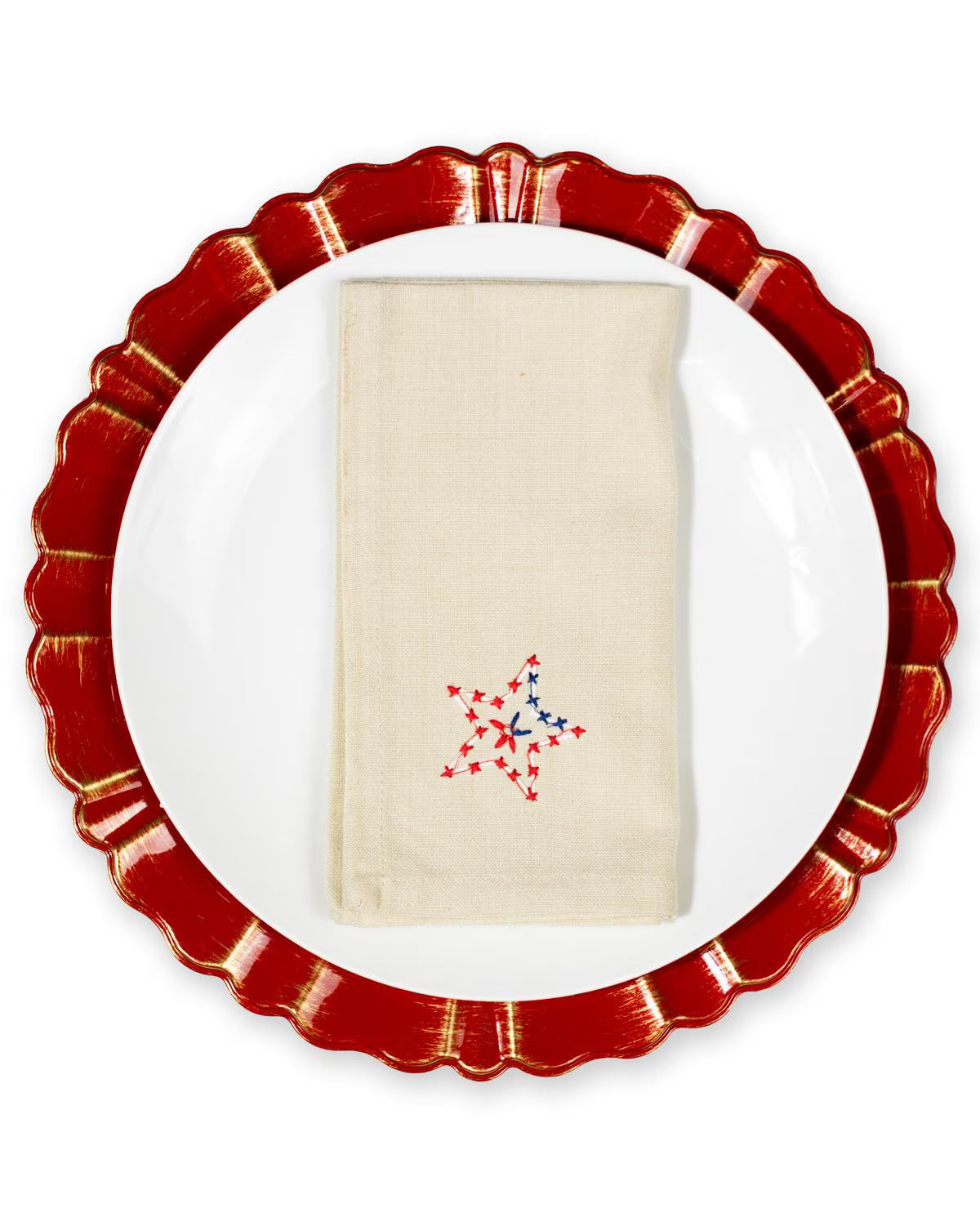 Star Embroidered Napkin