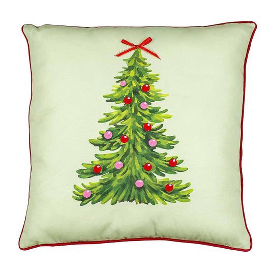 White Noelle Tree Pillow