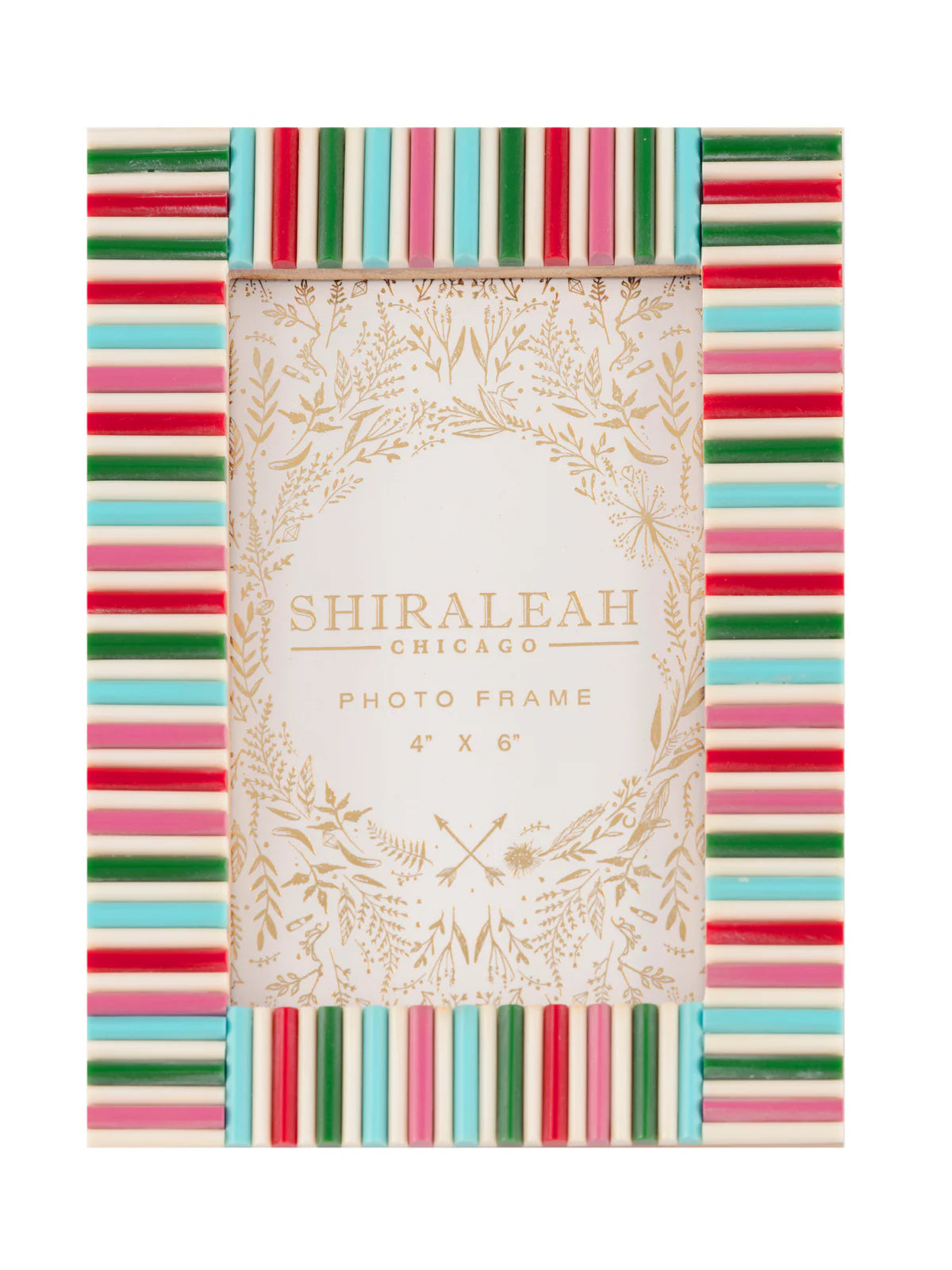 Viva 4 X 6 Mosaic Stripe Picture Frame