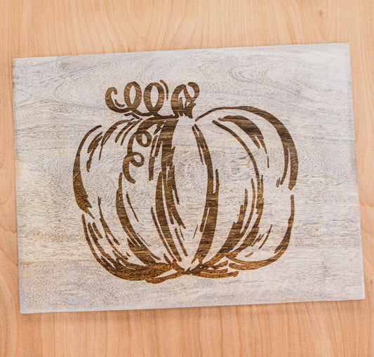 Pumpkin Serving Board