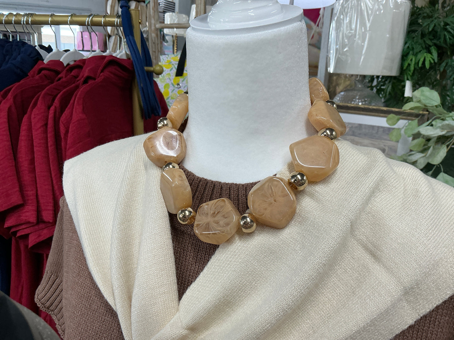 Large Stone necklace