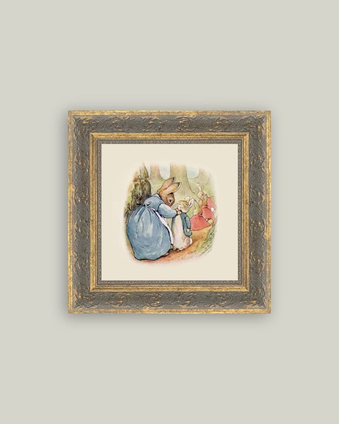 Peter Rabbit Framed Antique Art