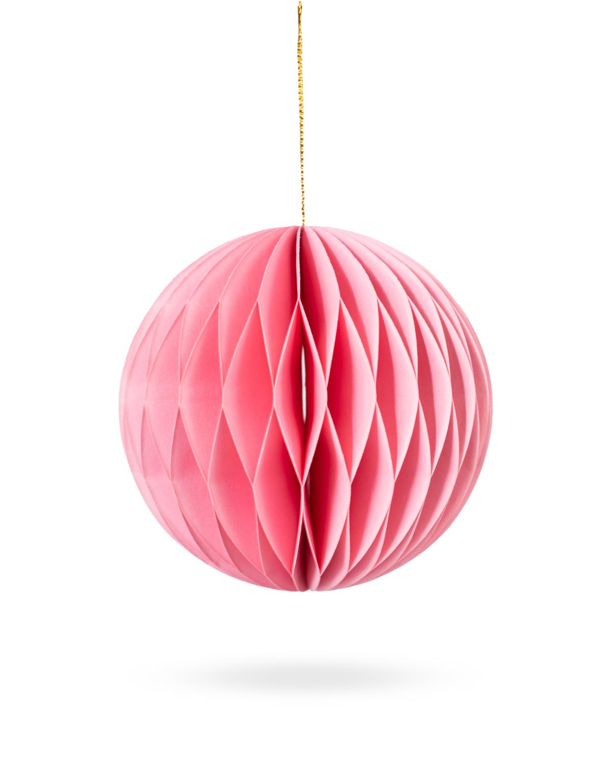 Pink Paper Ornament