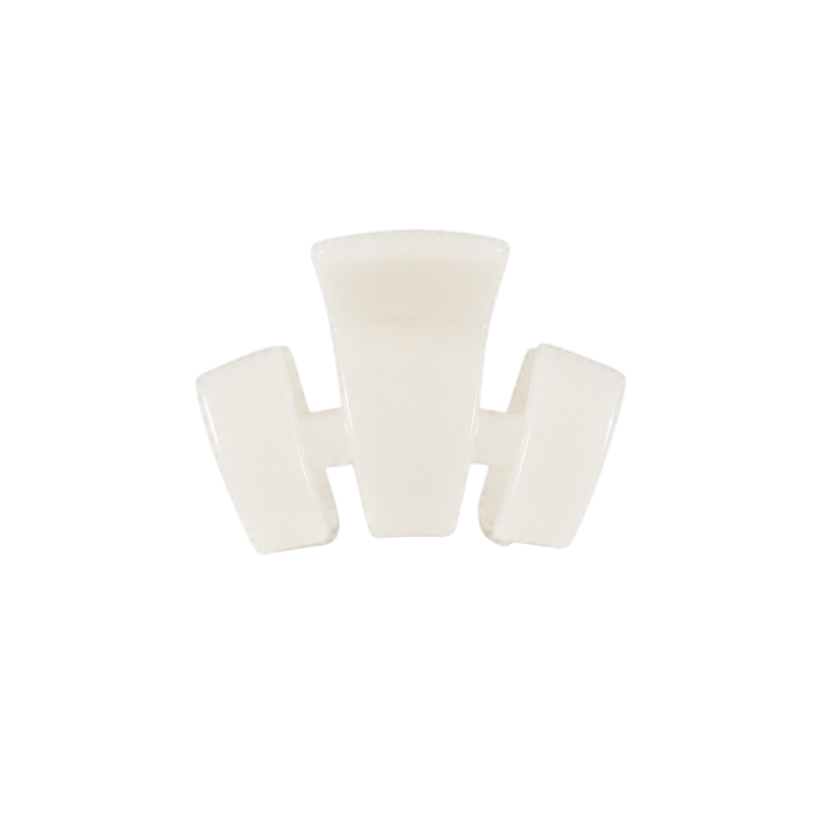 Teleties Classic | Coconut White | Petite Claw Clip