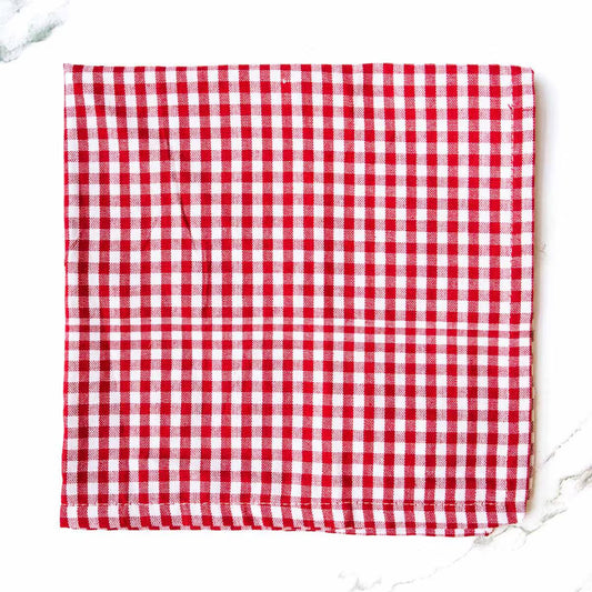 Red Gingham Napkin
