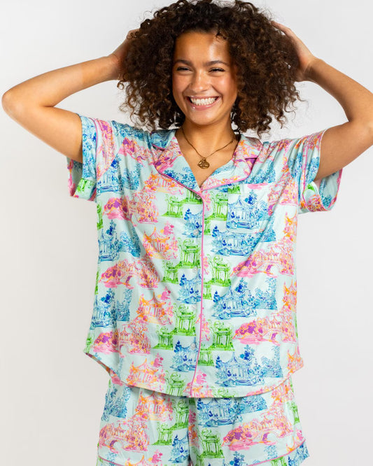 Maya Short Sleeve Pajama Shirt