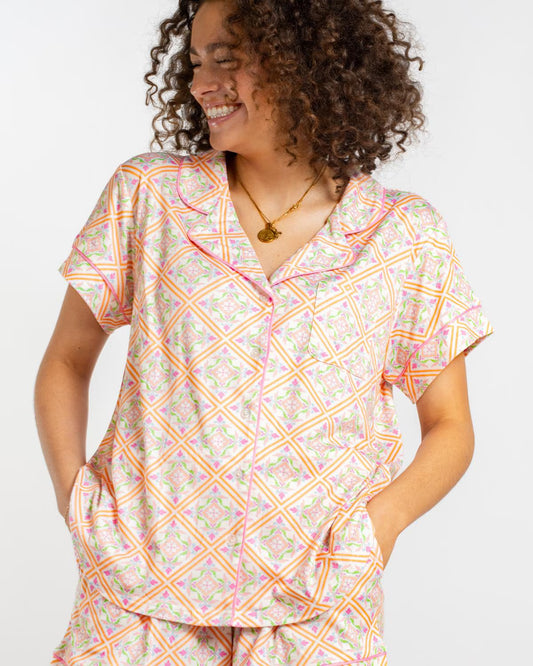 Verona Short Sleeve Pajama Shirt