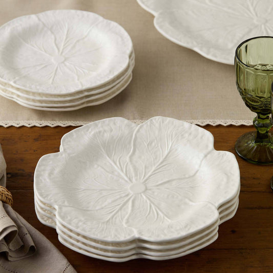 White Cabbage 3-D Dinner Plate 11in
