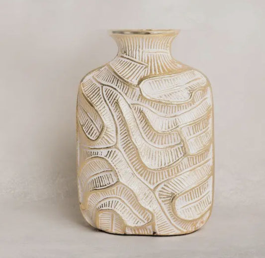 Vase Gold Leaf - Small