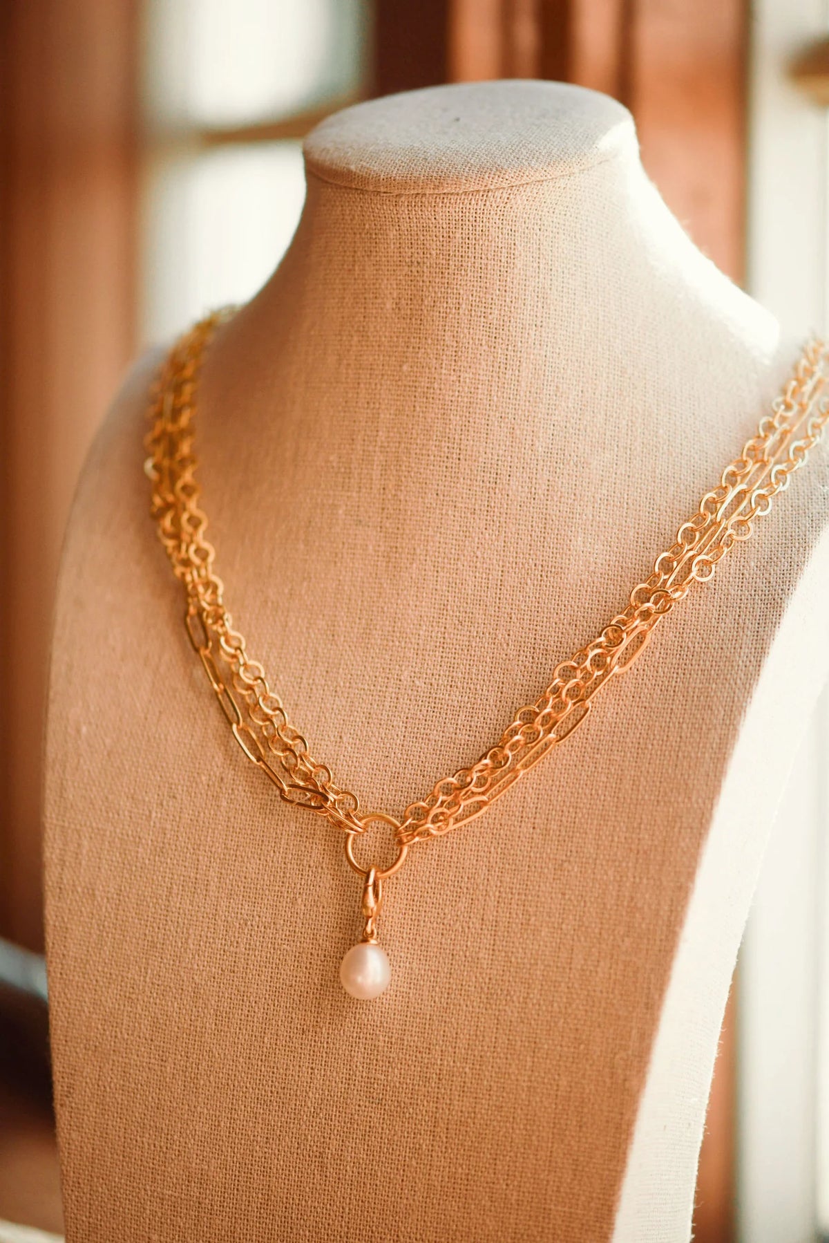 Tate Necklace with Charm
