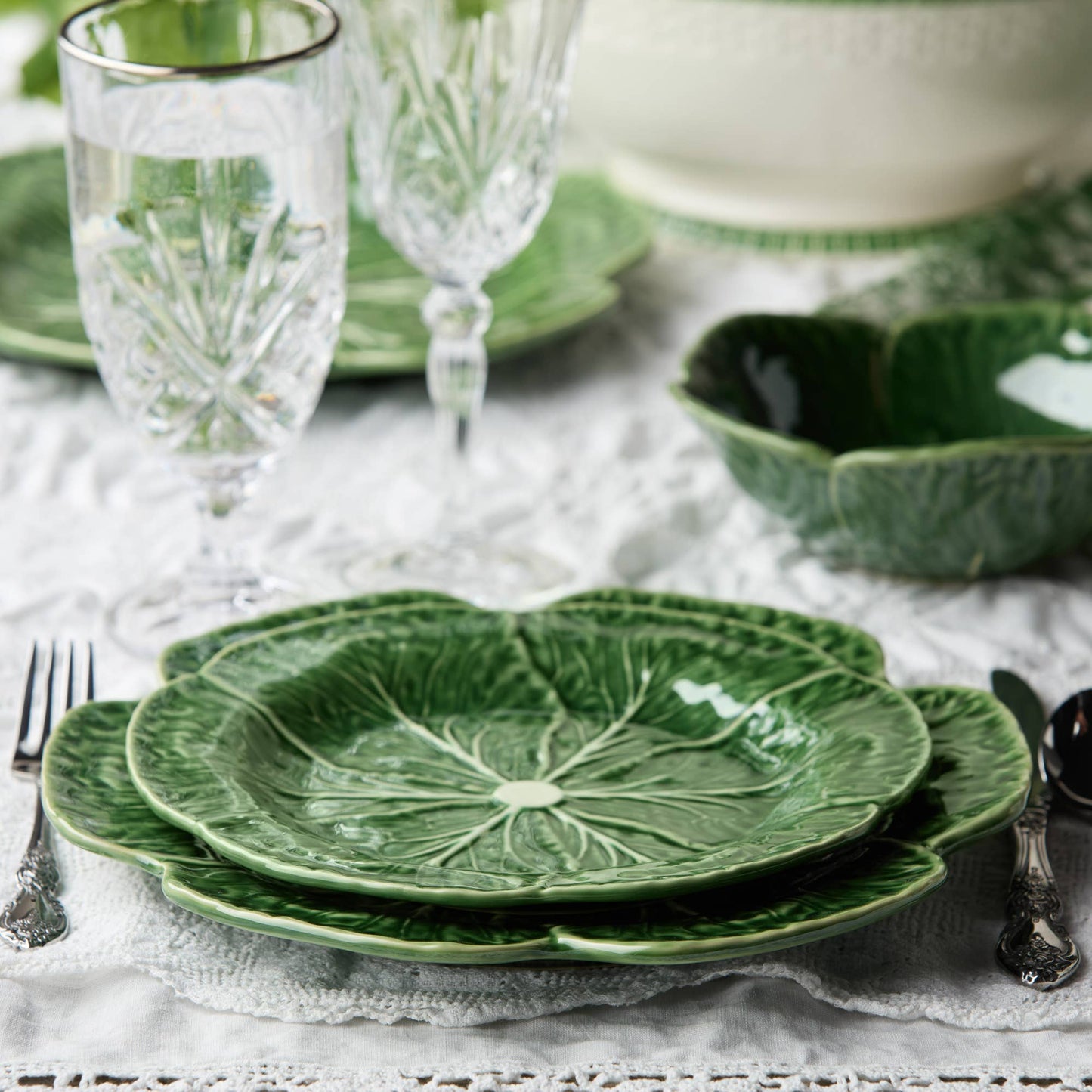 Cabbage 3-D Dinner Plate 11in PREORDER