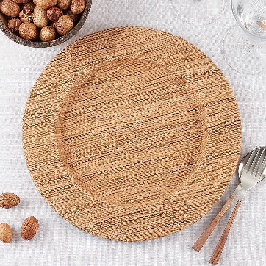 Woven Water Hyacinth Charger 13"