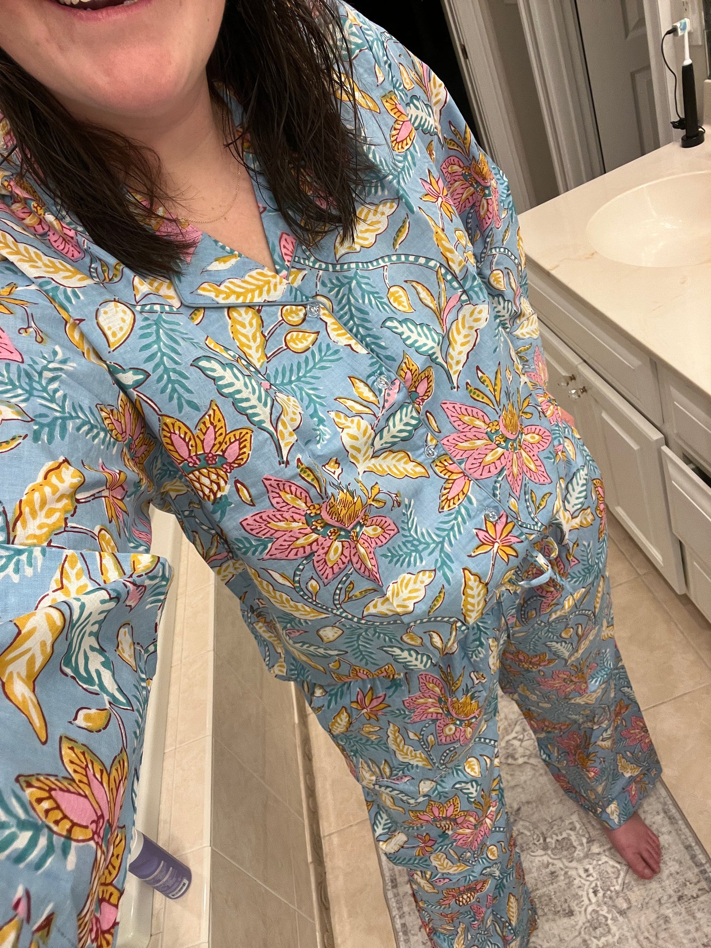 Spring has Sprung Pj Set - Blue