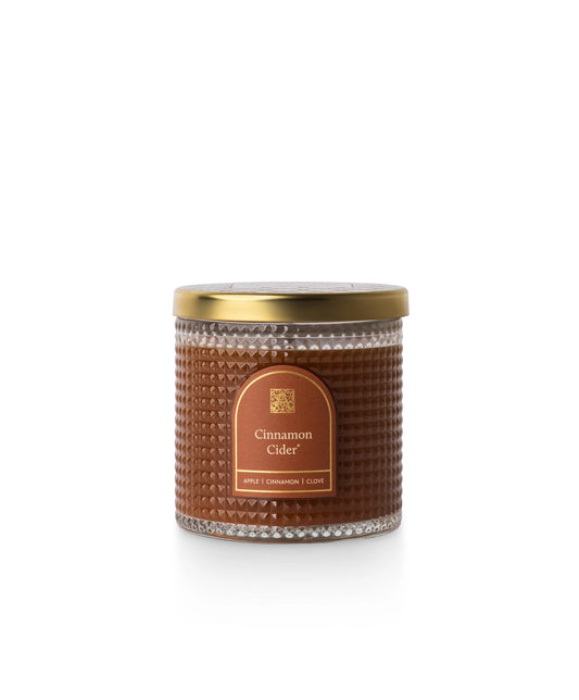 Aromatique Cinnamon Cider - Textured Glass Candle