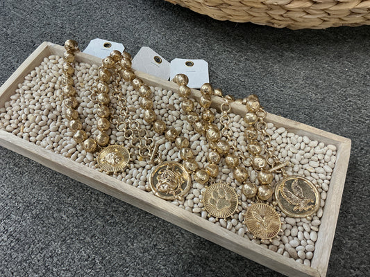Gold Mascot necklace