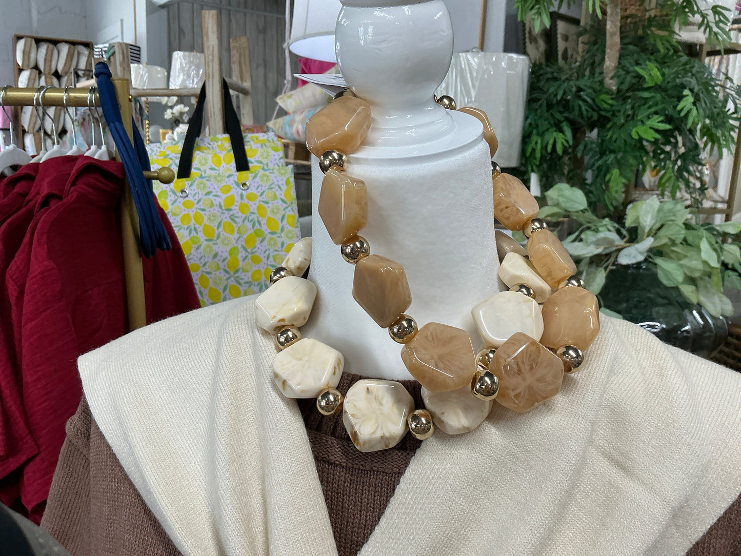 Large Stone necklace