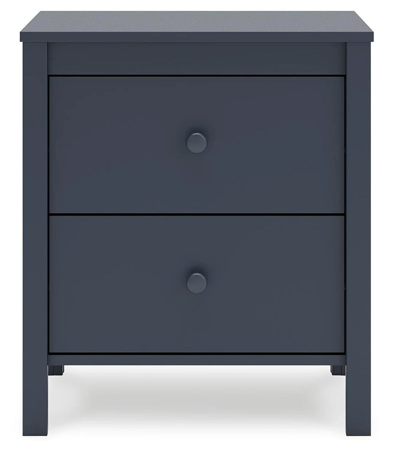 Simmenfort 21" 2 Drawer Nightstand - Navy