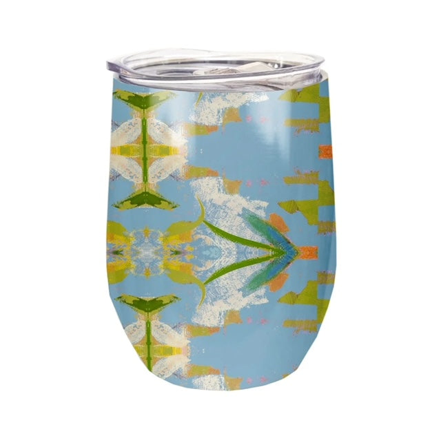 Laura Park English Garden Blue - Wine Tumbler