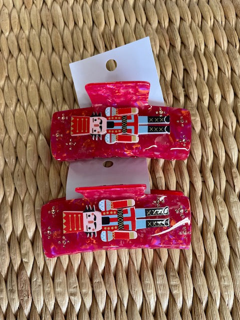 Christmas Nutcracker Hair Clip