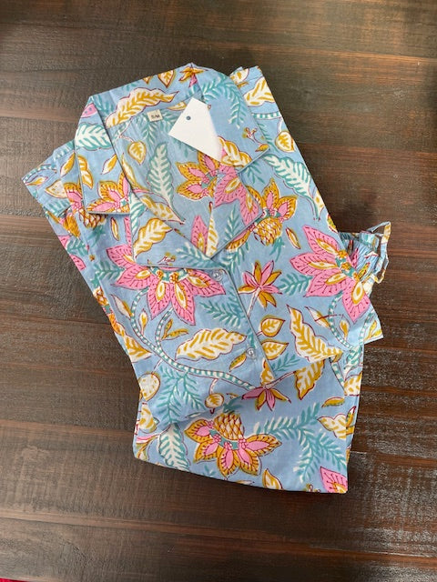 Spring has Sprung Pj Set - Blue