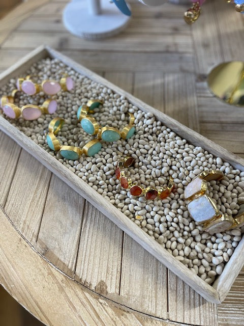 Stone Cuff Bracelet