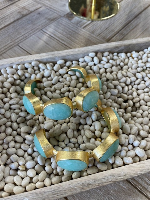 Stone Cuff Bracelet