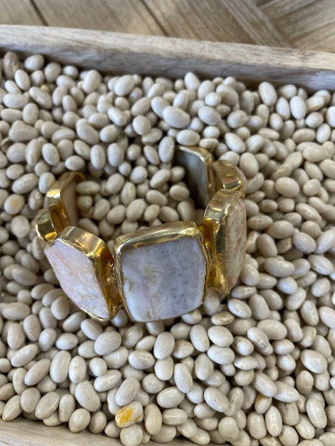Stone Cuff Bracelet