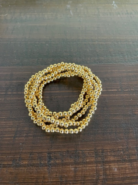 Gold Bead Bracelet