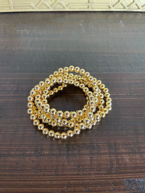 Gold Bead Bracelet