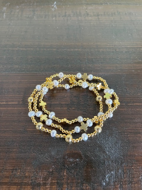 Gold Bead Bracelet
